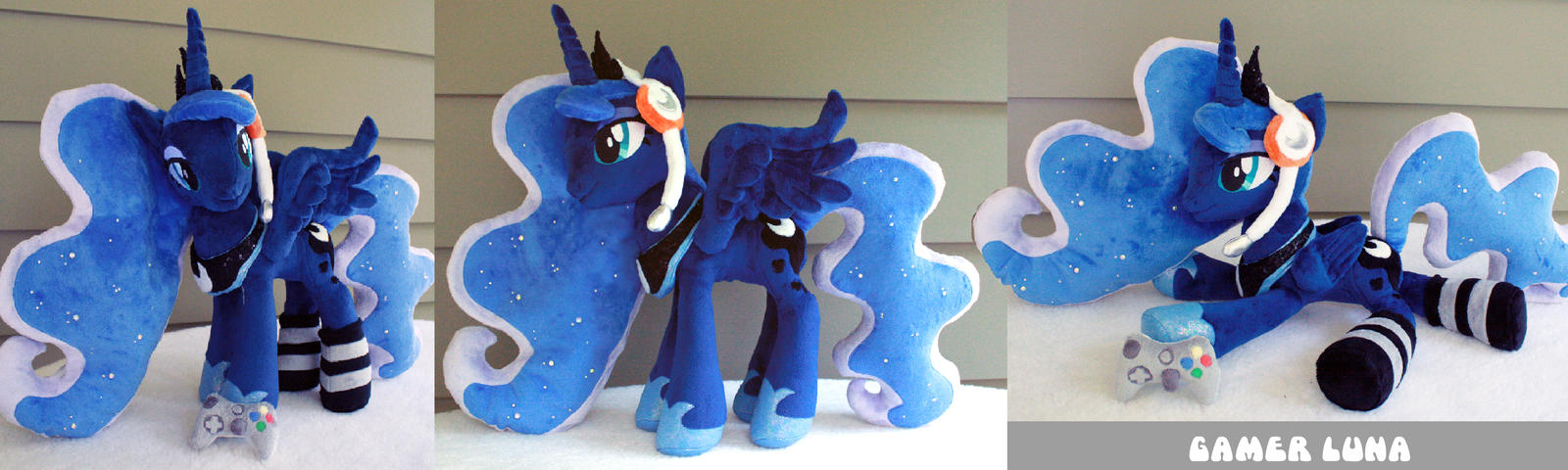 18 Inch poseable Gamer Luna Plushie