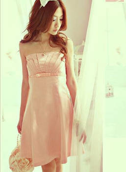 soft pink dress