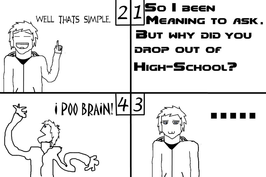 Poo Brain (Random comic 1) by Rammcdougle on DeviantArt