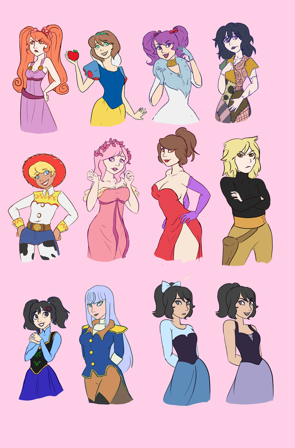 Disney rivals by Meg-the-fly on DeviantArt