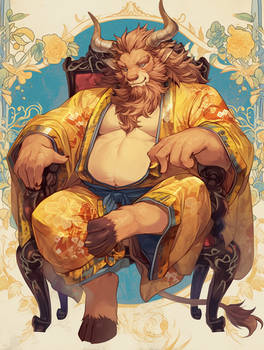 Minotaur of the Golden Robe