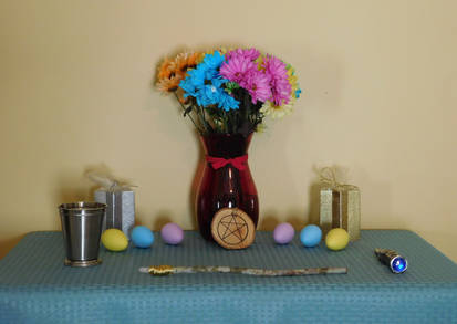 Ostara Altar 2017