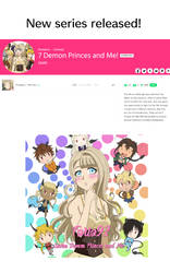 My new Webcomic = 7 Demon Princes and Me!