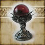 Miniature Crimson Crystal Ball