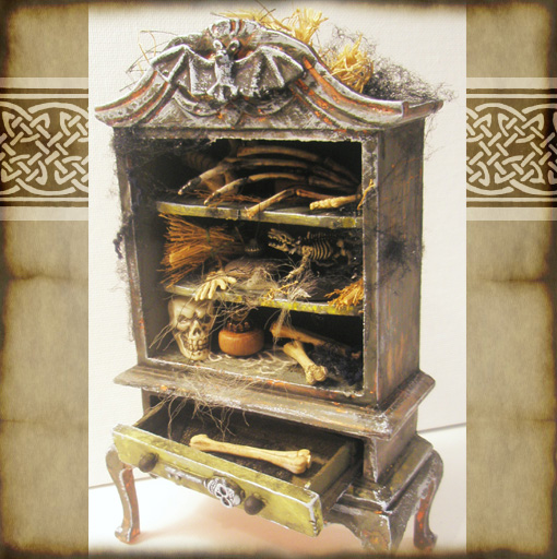 Mini Bone Collector's Cabinet