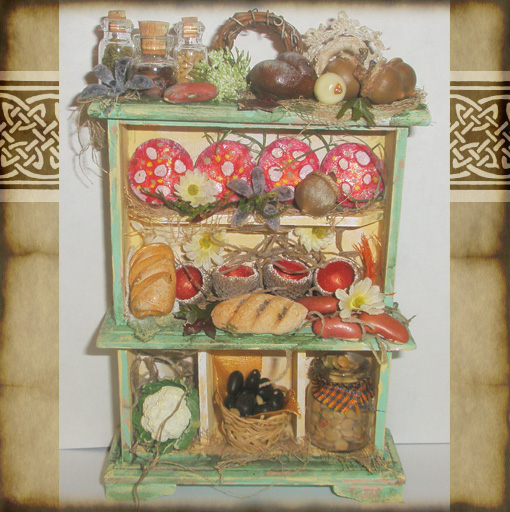 Fairy Mouse Dollhouse Cabinet