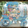 Miniature Gypsy Fairy Wagon