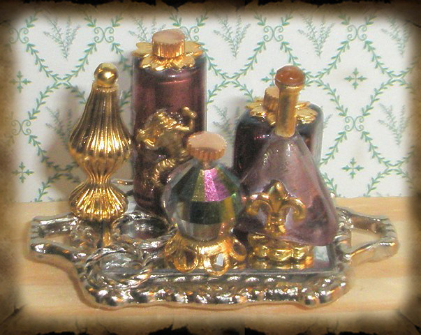 Mini Purple Potion Bottles