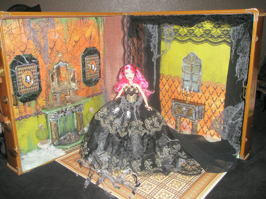 Halloween Barbie Room