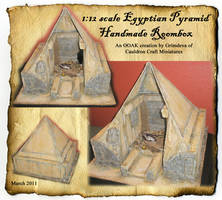 Miniature Pyramid dollhouse