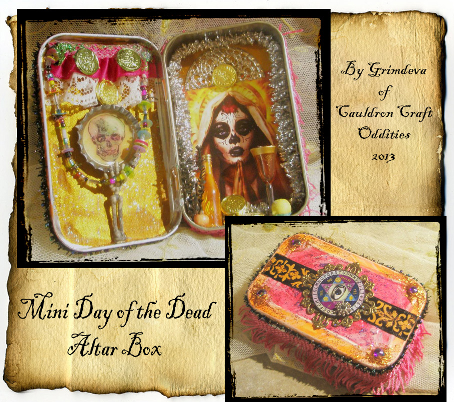 Day of the dead altar box