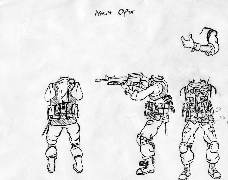 Assault Rifle OpFor Cod 4 Body by Wteck on DeviantArt