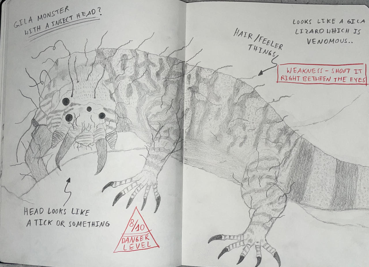Love and Monsters: Illustrations-Gila Monster