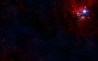 Space Nebula Background Stock Image