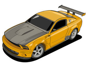 Vector Mustang