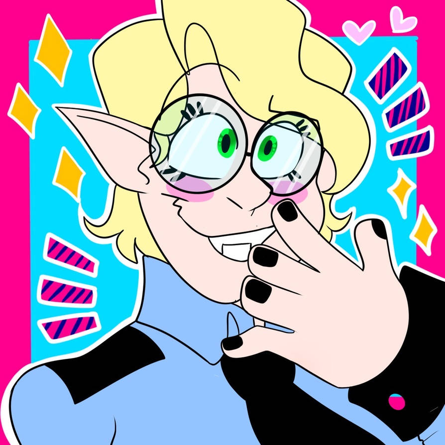 Headshot of my new oc emmie by octaviarabbit on DeviantArt