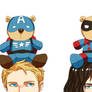 Steve bear and Bucky bear