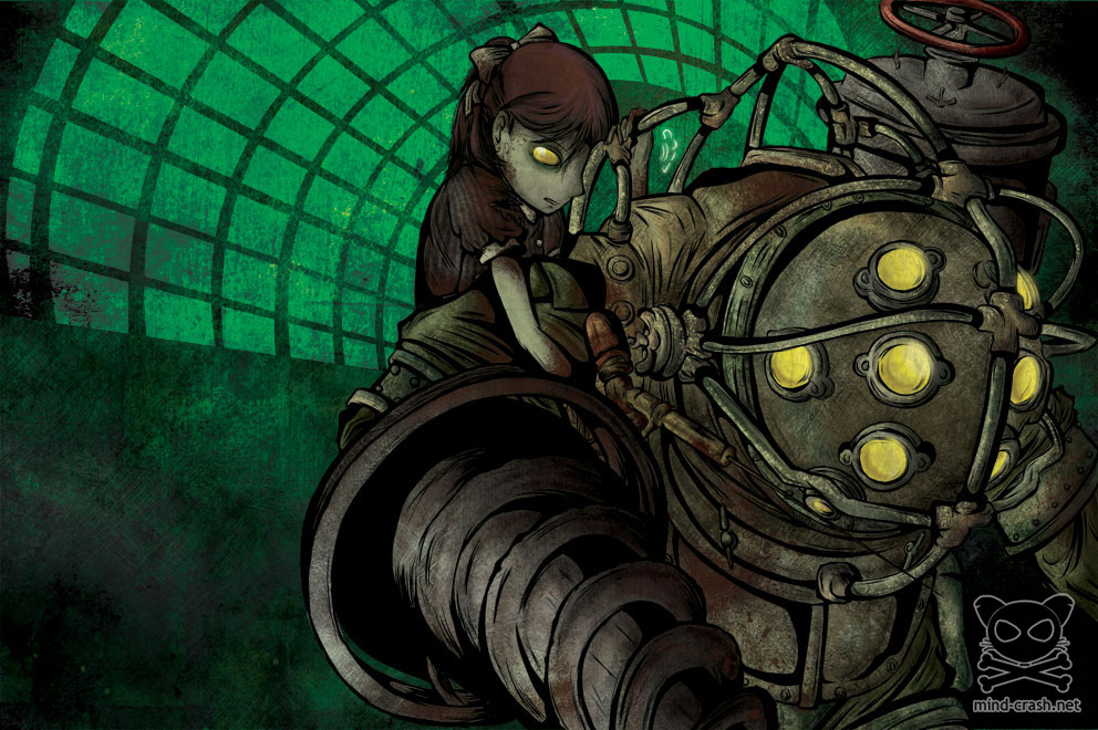 Bioshock - Little Sister and Big Daddy