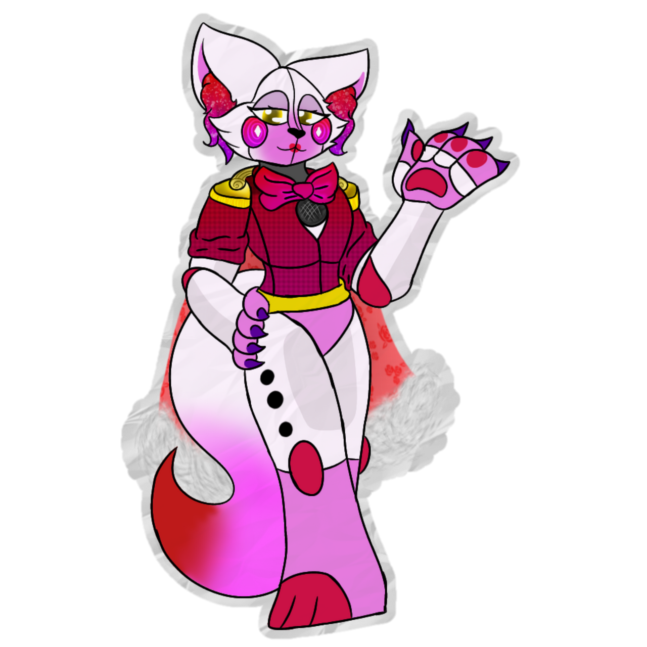 \~Funtime foxy sticker~/ by FacadesInternalVeil on DeviantArt