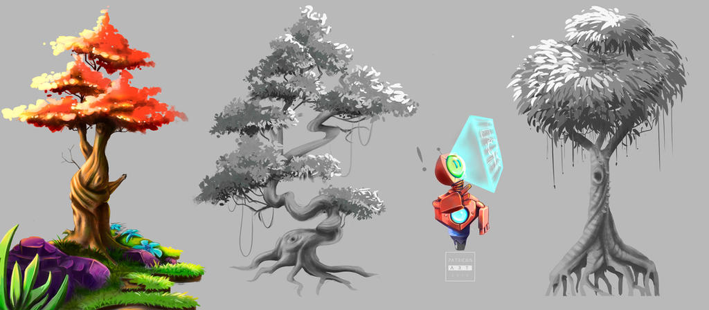 Upgrade Tree Concept Concept tree study by mpvaleriano on DeviantArt