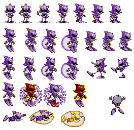 Dark Spine Sonic Sprites by supershadow124 by sonicmechaomega999