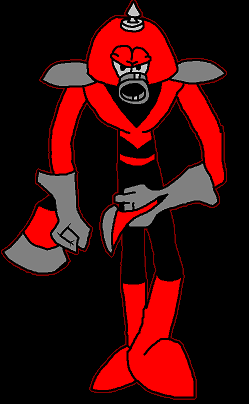 Axem Red MKII axe remake by METARUSONIKU on DeviantArt