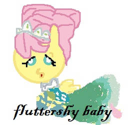 My Draw Of Fluttershy Baby