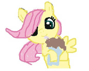 My Draw Of Fluttershy Filly