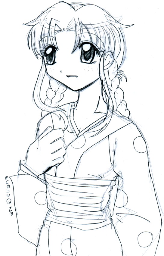 Sketch 3 Minako's OC