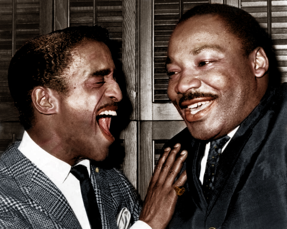 Sammy Davis Jr. and Martin Luther King