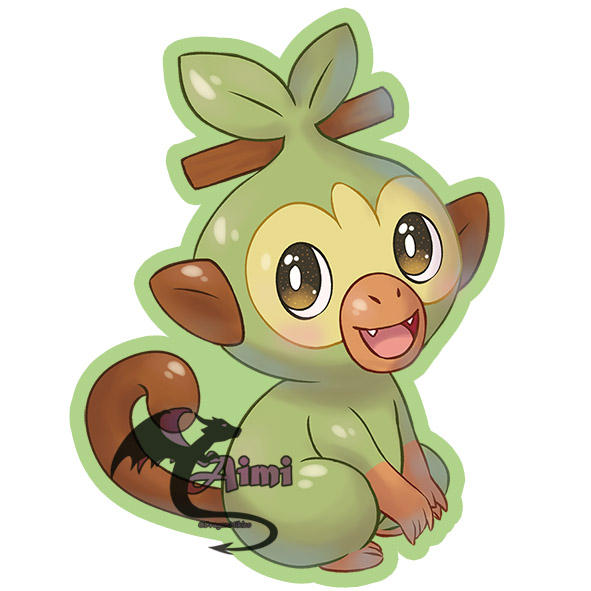 Grokoo Grookey by WaterKamui on DeviantArt