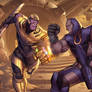 Thanos Vs. Darkseid - Marvel / DC Crossover