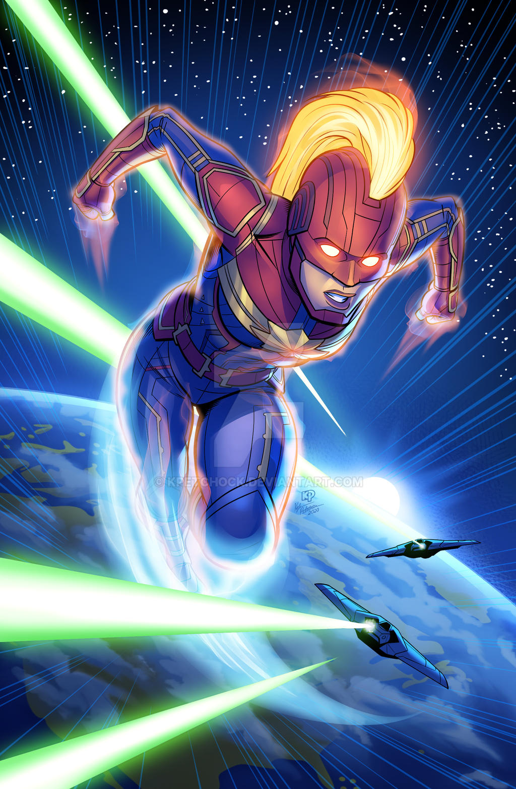 Captain Marvel Fan Art by kpetchock on DeviantArt