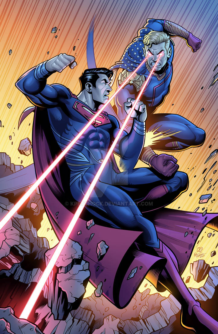 Superman Vs Homelander By Kpetchock On Deviantart Superman Vs Homelander By Kpetchock On Deviantart