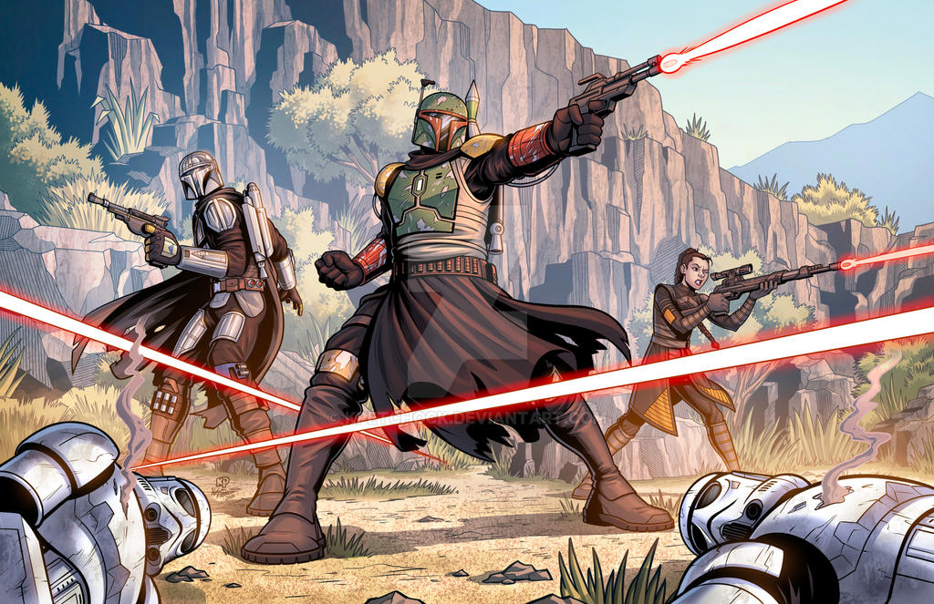 Boba Fett's Comeback - The Mandalorian S. 2, Ep. 6 by kpetchock on