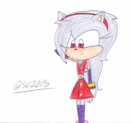 Marie in Amy's Boom Outfit