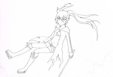 Black Rock Shooter (Outline)