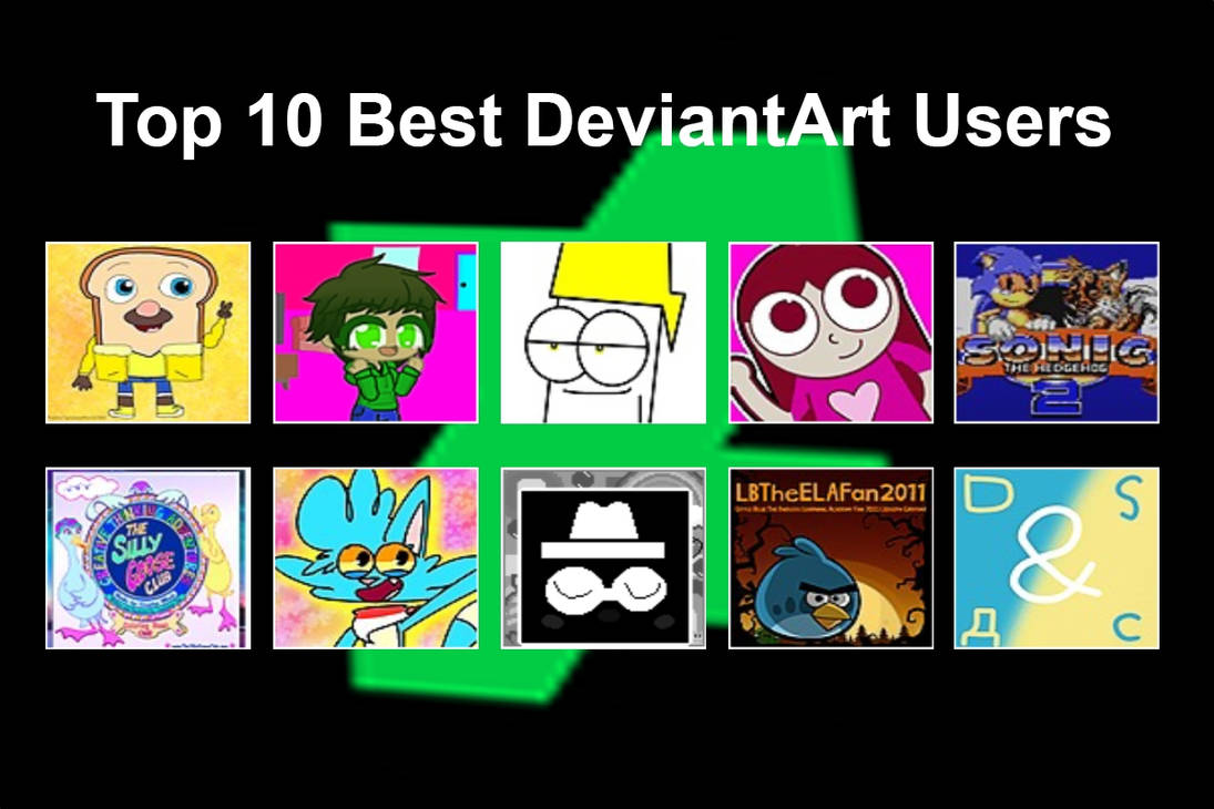 Top 10 Best DeviantArt Users by TanciesFriends on DeviantArt