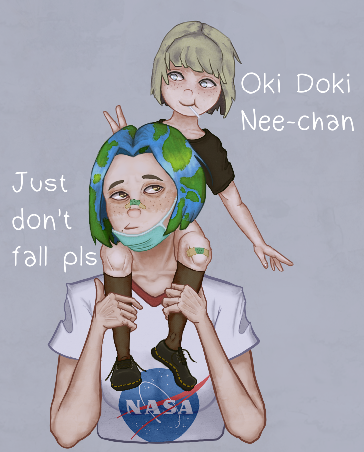 Earth-Chan and Moon-Chan