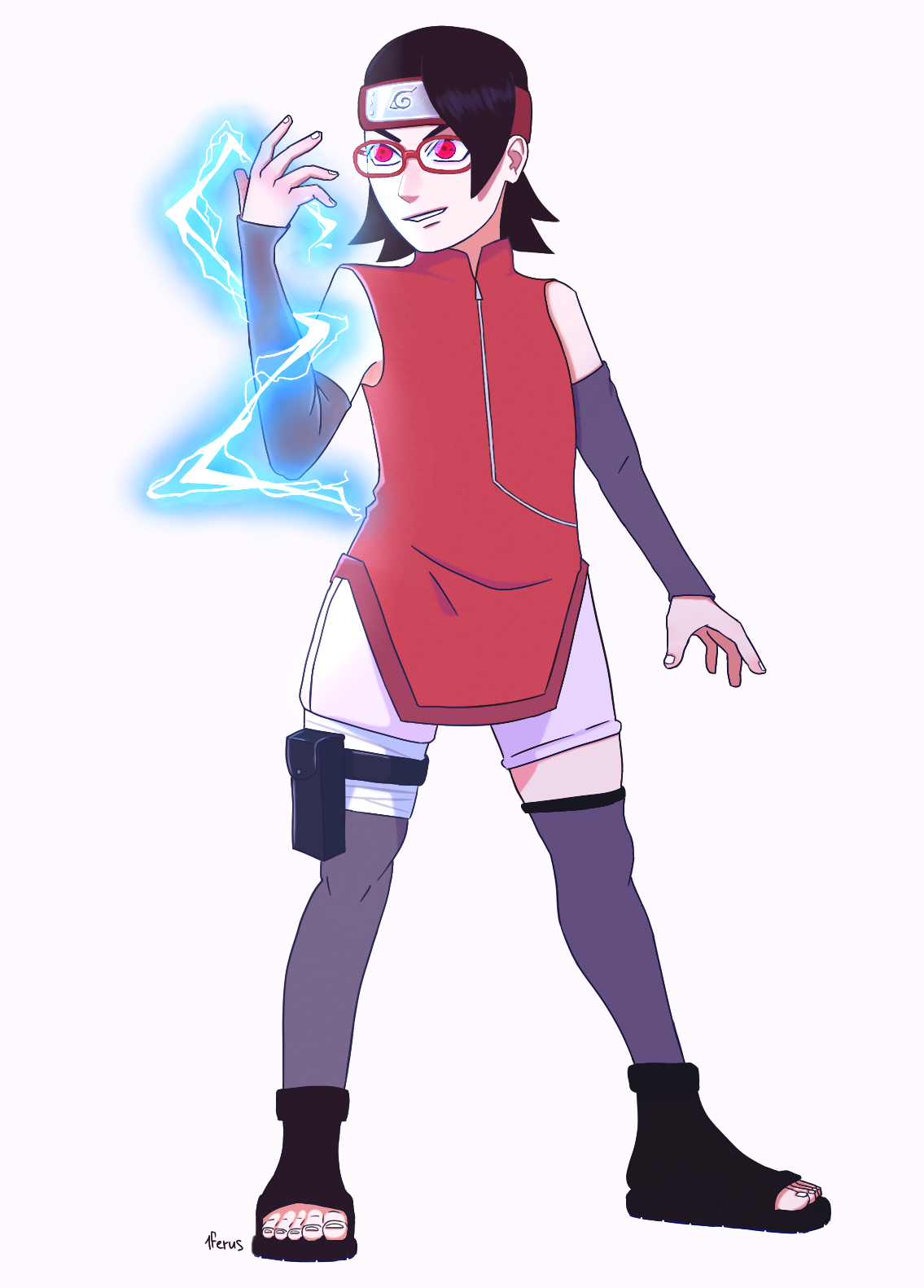 Sarada Uchiha by Ander0w0 on DeviantArt