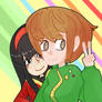 yukiko and chie // speedpaint