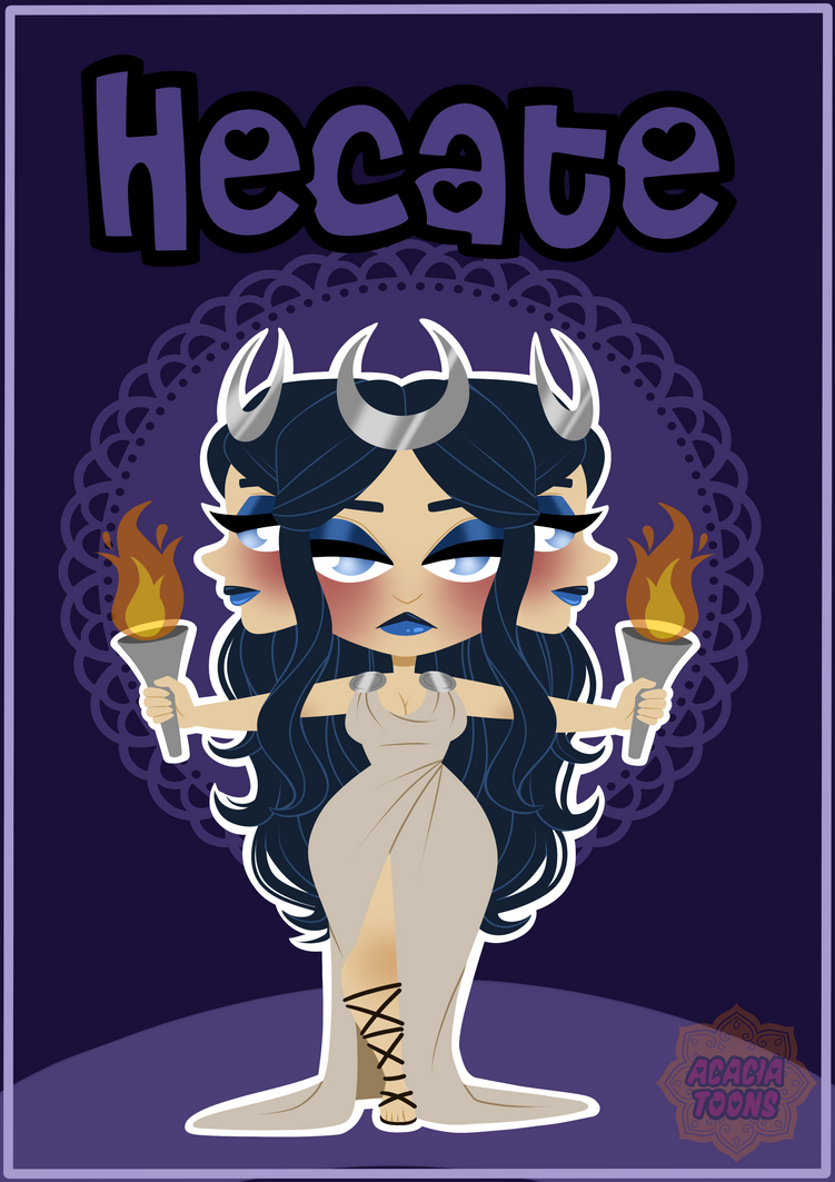 Cartoon Hicatee Chibi Mythology: Hecate by Kingsguards on DeviantArt