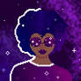 galaxy woman (pixel art)