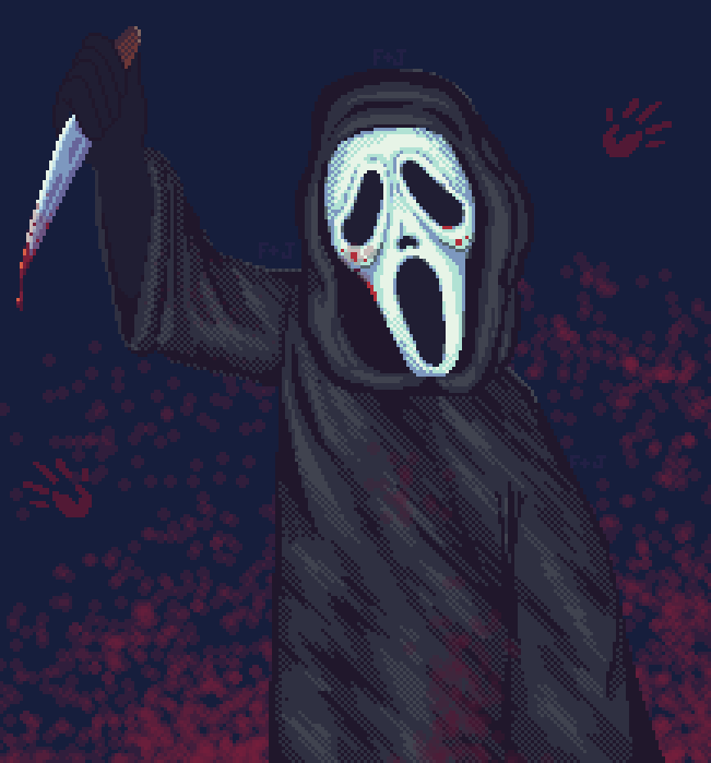 Ghostface Original Artwork for Sale - Pixels