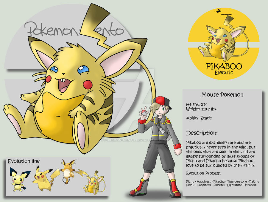Pikaboo Ripped Pikaboo. by Pokemon-Mento on DeviantArt