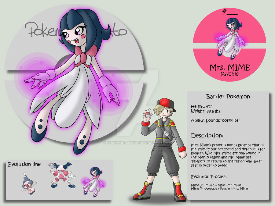 Mrs. Mime by Pokemon-Mento on DeviantArt