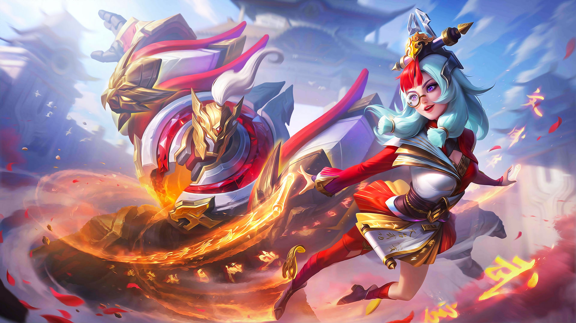 Edith Collector Red Bastion Skin 8k Wallpaper by newjer53 on DeviantArt