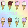 Ice Cream Customs~! 2/16 OPEN (free extra drawing)