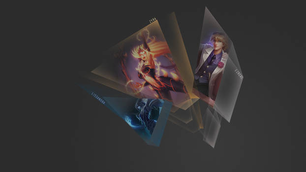 Lissandra, Zyra, Ezreal wallpaper