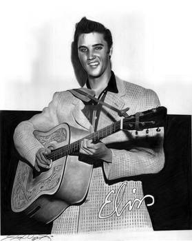 Elvis Presley by Jerry LaVigne